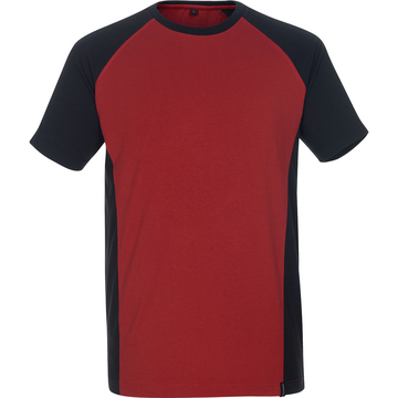 T-Shirt Unique, rot/schwarz, Gr. 3XL